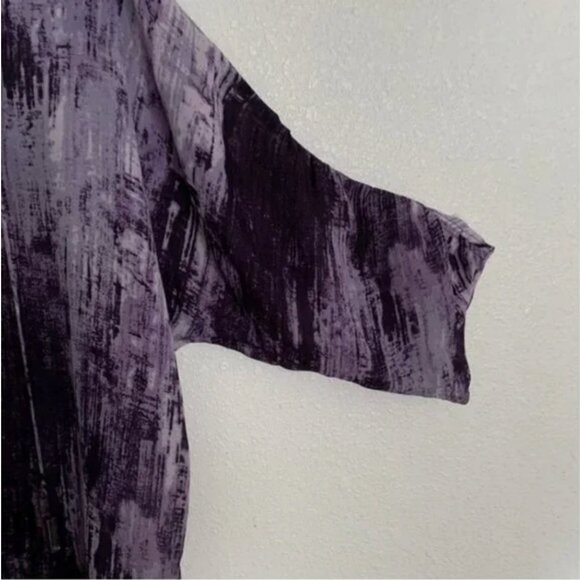 MICHAEL Michael Kors Women's Boho V-Neck Abstract Print Blouse Size Large - Picture 13 of 14